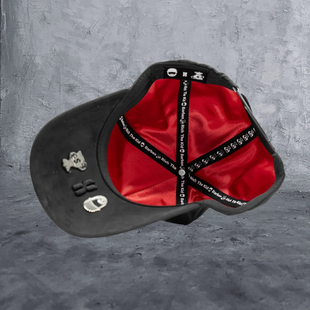 Gorra Barbas Hats x Rich The Kid - Chrome I BLACKOUT